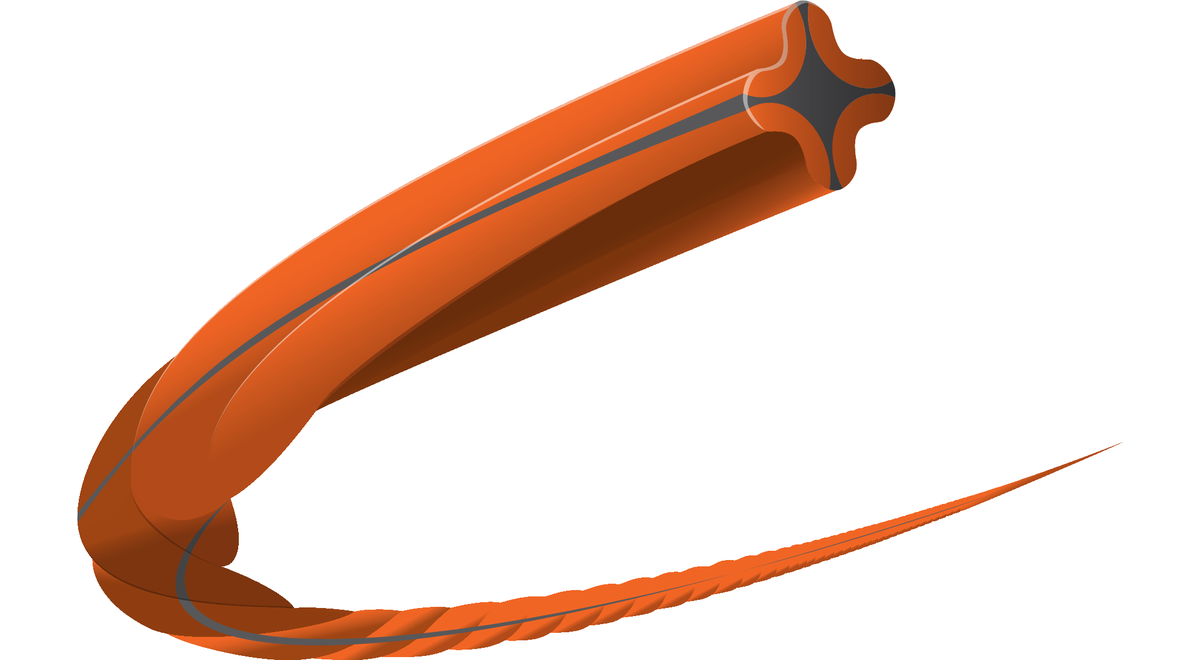 Husqvarna Trimmerlina Whisper Twist, förklippt 